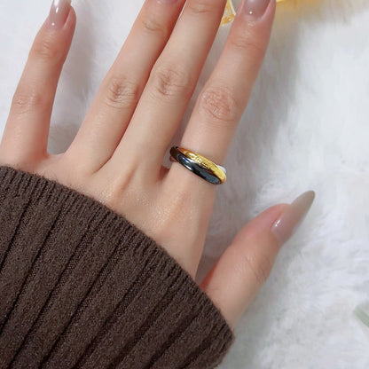 [Camiery] TRINITY 3.2MM RING BLACK CERAMIC