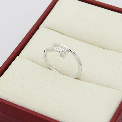 [Camiery] JUSTE 1.8MM HALF DIAMOND RING