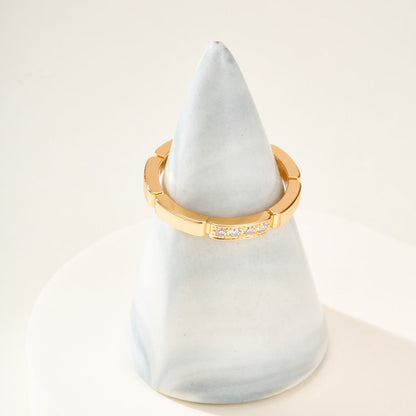 [Camiery] MAILLON PANTHERE 4 DIAMOND RING