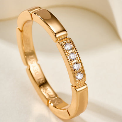 [Camiery] MAILLON PANTHERE 4 DIAMOND RING