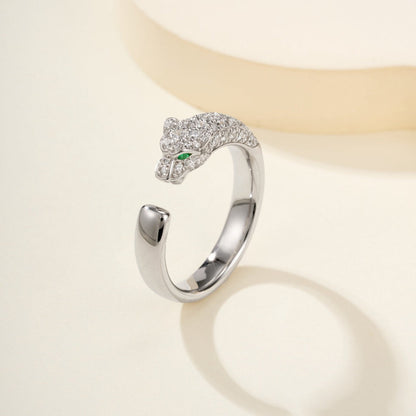 [Camiery] PANTHERE HALF DIAMOND SMALL RING