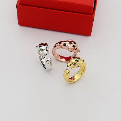 [Camiery] PANTHERE SPOTTED MEDIUM RING