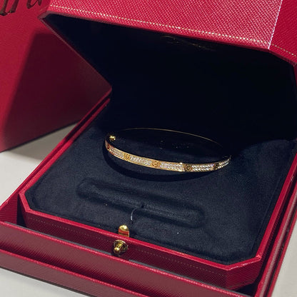 [Camiery] LOVE BRACELET 3.65MM DIAMOND-PAVED