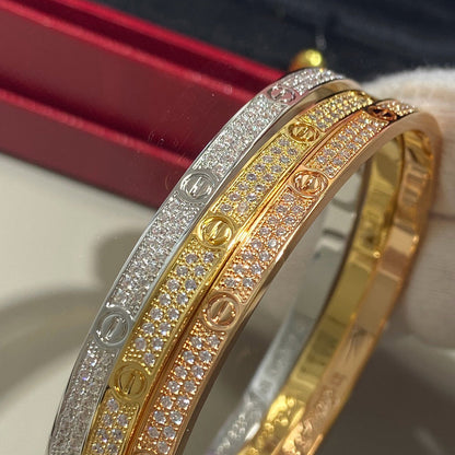 [Camiery] LOVE BRACELET 3.65MM DIAMOND-PAVED