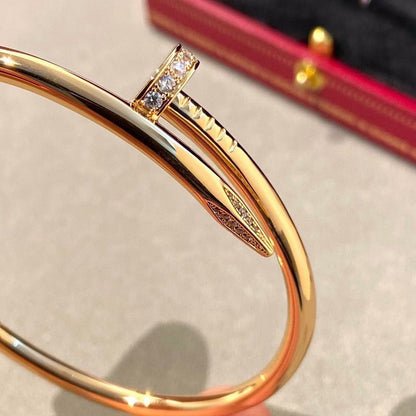 [Camiery] JUSTE Diamond & LOVE Diamond Bracelet Stack Set