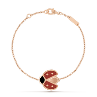 [Camiery]LUCKY SPRING 1 MOTIF PINK GOLD BRACELET