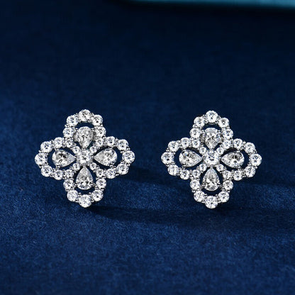[Camiery]LOOP EARRINGS FULL MOTIF DIAMOND 16MM