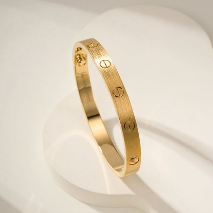 [Camiery] LOVE BRACELET 6.1MM BRUSHED