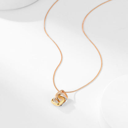[Camiery] TRINITY CUSHION NECKLACE COLLECTION