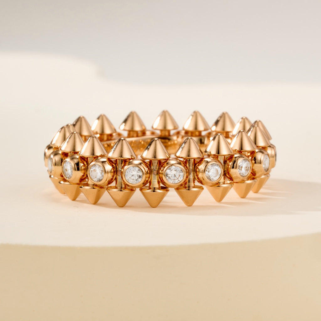 [Camiery] CLASH 6.8MM DIAMOND MEDIUM RING