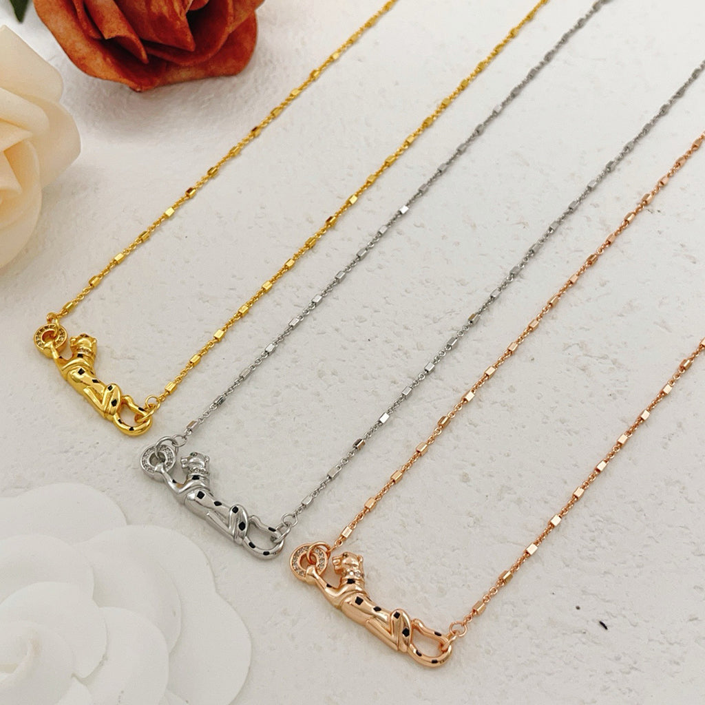 [Camiery] PANTHERE FULL DIAMOND NECKLACE