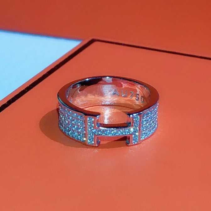[Camiery]H RING FULL DIAMOND
