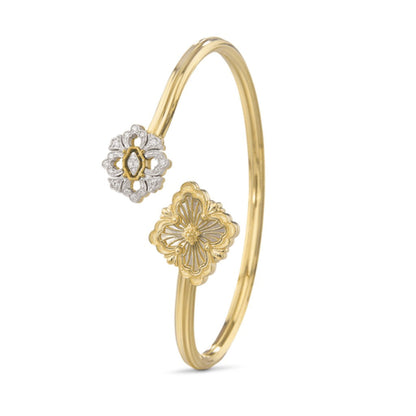 [Camiery JEWELRY] OPERA TULLE  GOLD BRACELET WITH ENAMEL BACKGROUND