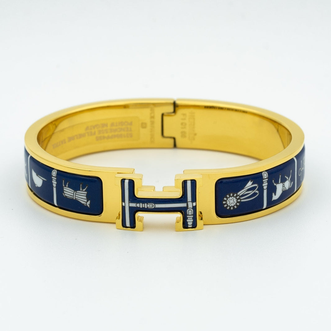 [Camiery]H BRACELET BLUE CERAMIC
