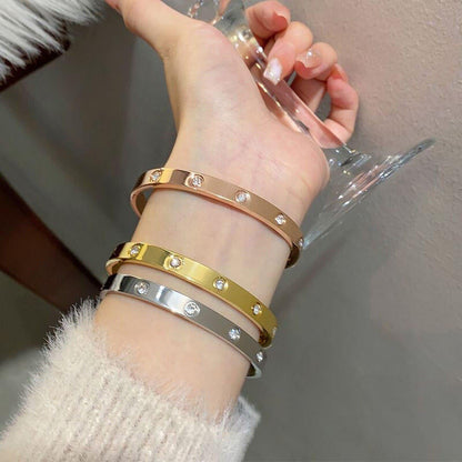[Camiery]2026 RAINBOW LOVE BRACELET 6.1MM  10 DIAMONDS