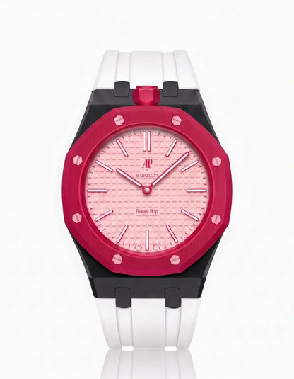 Silicone Strap &  Case  Royal Pop Otto Rosso(Customize  Colors)