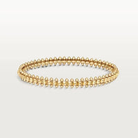[Camiery] CLASH & Clover Laser 5-Motif & LOVE Brushed Bracelet Stack Set