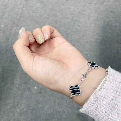 [Camiery] Clover 5-Motif & LOVE Unlimited Bracelet Set