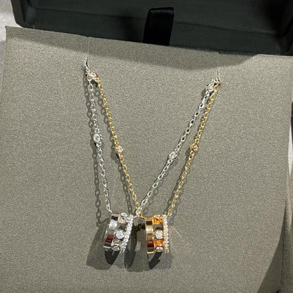 [Camiery]CHAIN MOVE ROMANE PEDAND NECKLACE
