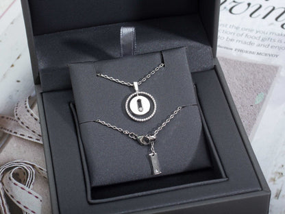 [Camiery]LUCKY MOVE PM NECKLACE SILVER DIAMOND