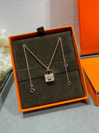 [Camiery]H CIRCE MOISSANITE PENDANT NECKLACE GOLD