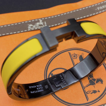 [Camiery]CLIC HM SO BLACK YELLOW BRACELET