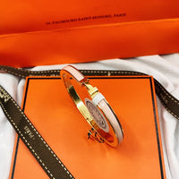 [Camiery]CLASSIC HM CLIC  PINK 8MM ENAMEL BRACELET