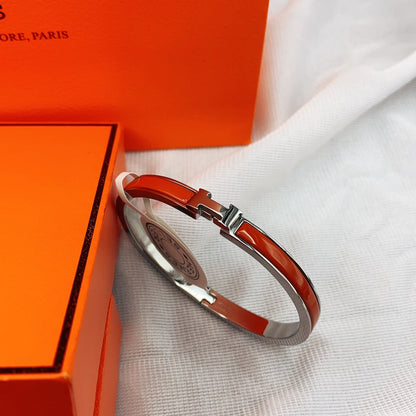 [Camiery]CLASSIC HM CLIC RED 8MM ENAMEL BRACELET