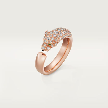 [Camiery] PANTHERE HALF DIAMOND SMALL RING