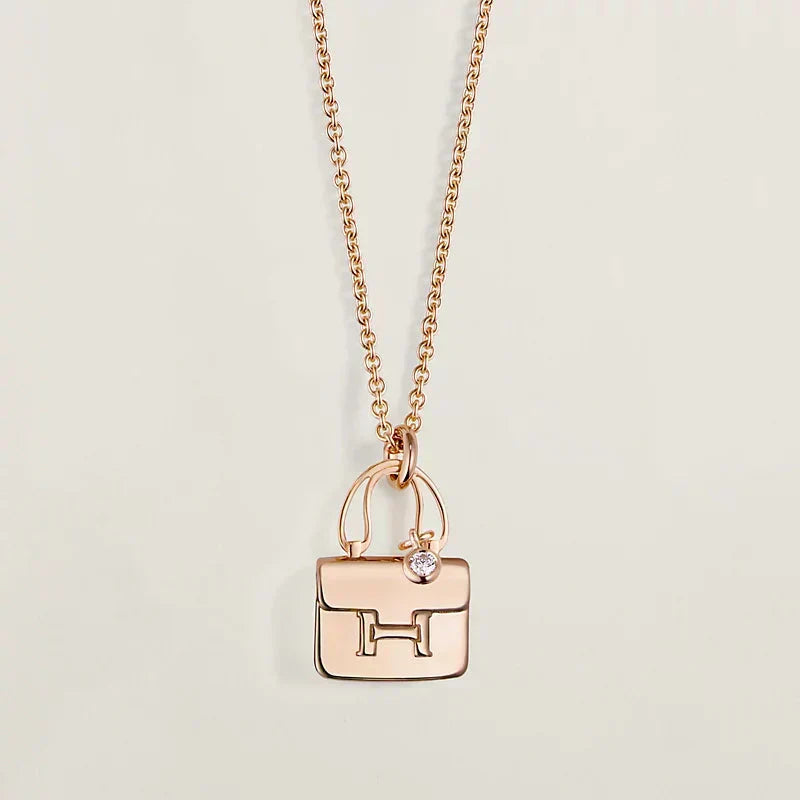 [Camiery]AMULETTE PEDANT ROSE GOLD NECKLACE