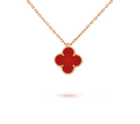 [Camiery]CLOVER MINI 9.5MM CARNELIANS NECKLACE COLLECTION