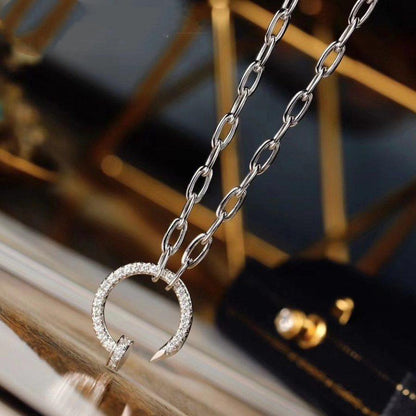 [Camiery] JUSTE NECKLACE FULL DIAMONDS