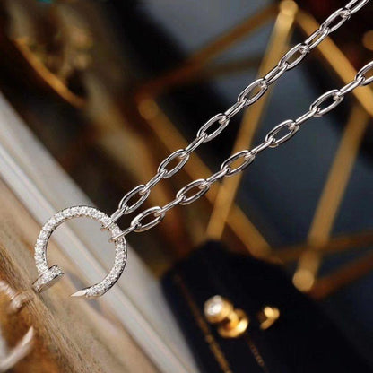 [Camiery] JUSTE NECKLACE FULL DIAMONDS