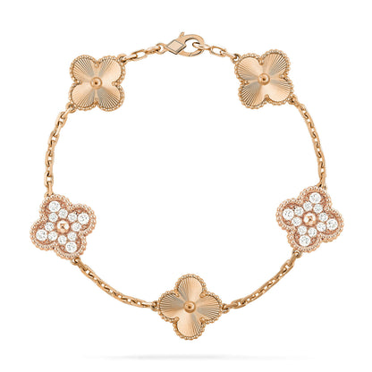 [Camiery] CLOVER 5 MOTIF LASER BRACELET COLLECTION