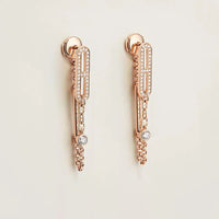 [Camiery]CHAINE CHAOS DIAMOND DROP EARRINGS