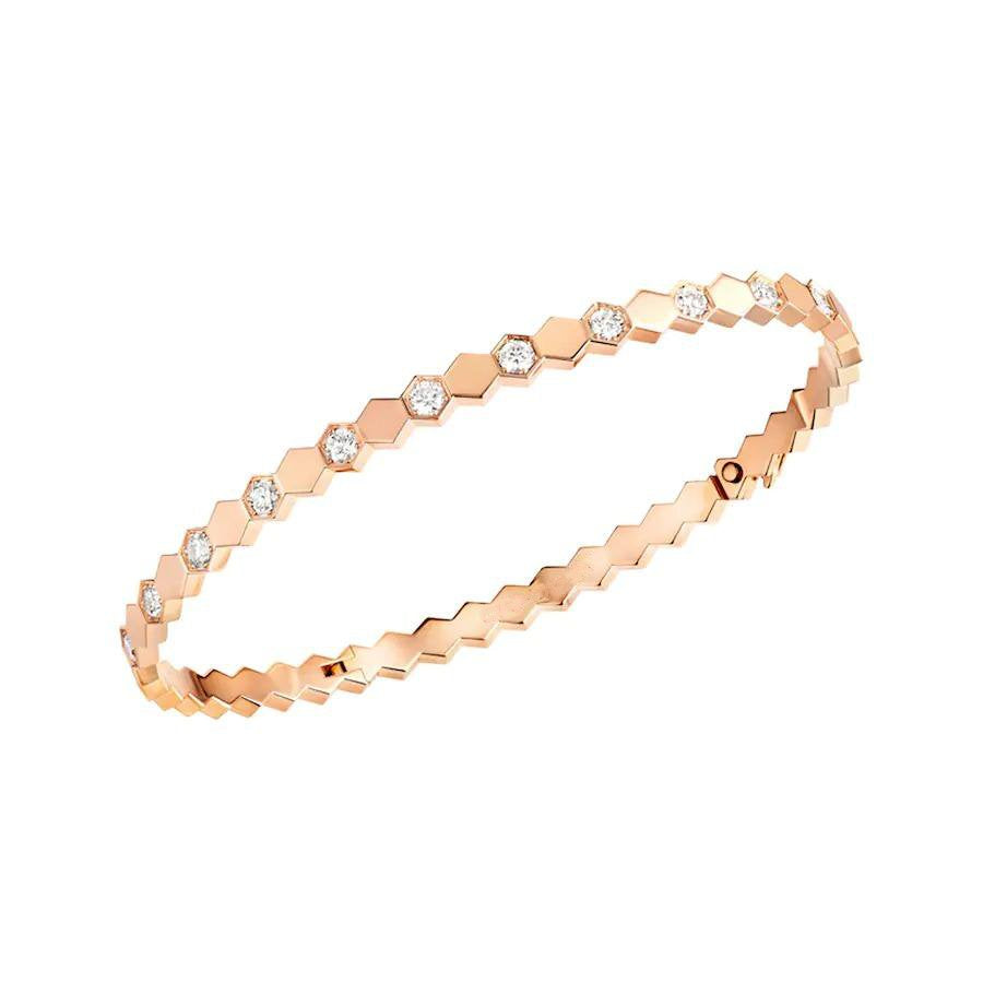 [Camiery]BEE LOVE PINK GOLD DIAMOND BRACELET