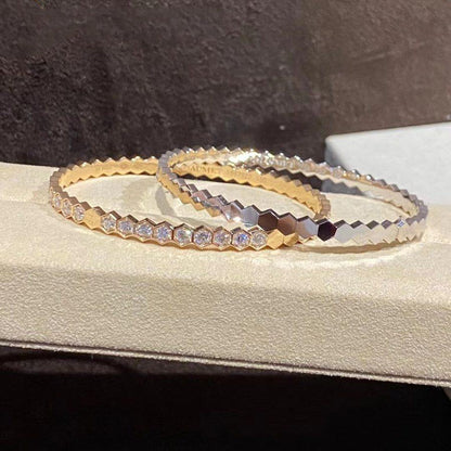 [Camiery]BEE LOVE GOLD BRACELET FULL DIAMOND
