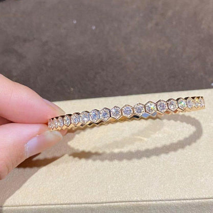 [Camiery]BEE LOVE GOLD BRACELET FULL DIAMOND