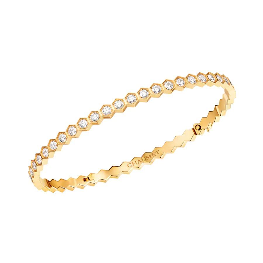 [Camiery]BEE LOVE GOLD BRACELET FULL DIAMOND