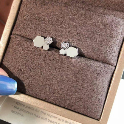 [Camiery]BEE LOVE SILVER DIAMOND EARRINGS
