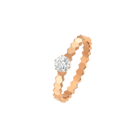 [Camiery]BEE LOVE RING PINK GOLD 1 DIAMOND