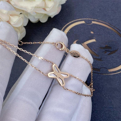 [Camiery]JEUX BRACELET WHITE MOP PINK GOLD 1 DIAMOND