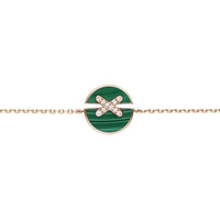 [Camiery]JEUX DE BRACELET MALACHITE PINK GOLD DIAMONDS