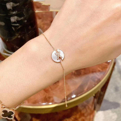 [Camiery]JEUX DE BRACELET MOP PINK GOLD DIAMONDS