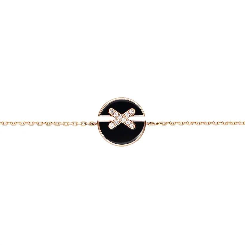 [Camiery]JEUX DE BRACELET ONYX PINK GOLD DIAMOND