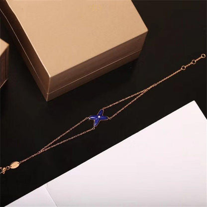 [Camiery]Hollow Design Four-Leaf Clover Flower Shape Ring