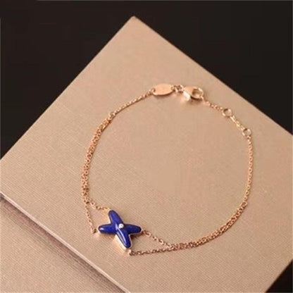 [Camiery]Hollow Design Four-Leaf Clover Flower Shape Ring