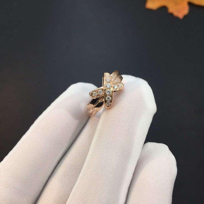 [Camiery]JEUX DE PINK GOLD DIAMOND RING