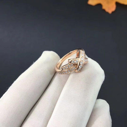 [Camiery]JEUX DE RING PINK GOLD DIAMOND
