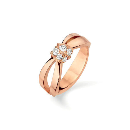 [Camiery]LIENS RING PINK GOLD DIAMOND